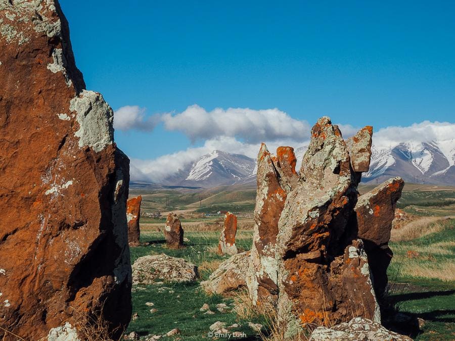 Carahunge, a mystical rock formation in Armenia.