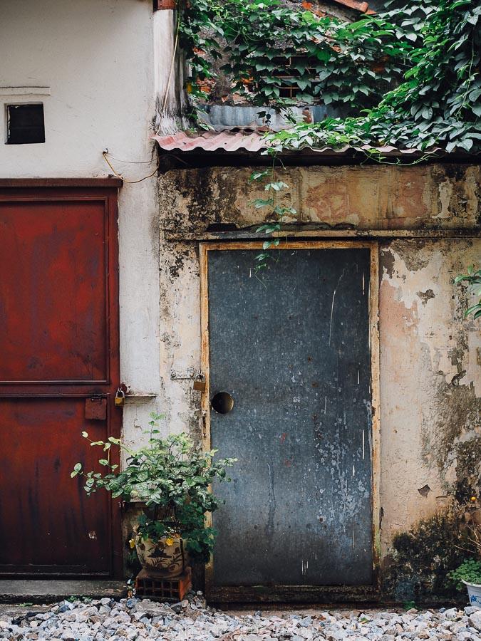 Houses in Hanoi Old Quarter.