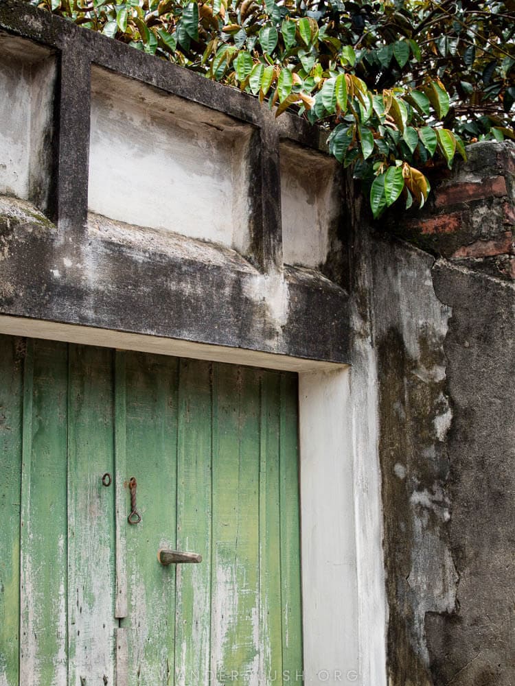 Architecture in Duong Lam Ancient Village near Hanoi.