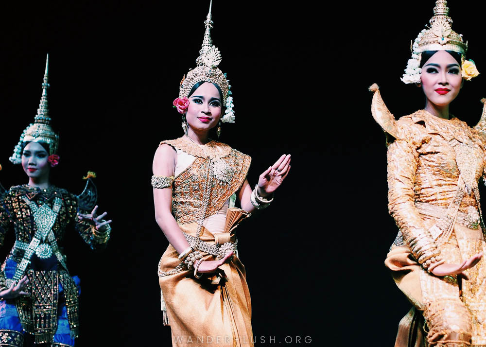 Apsara dancers in Phnom Penh.