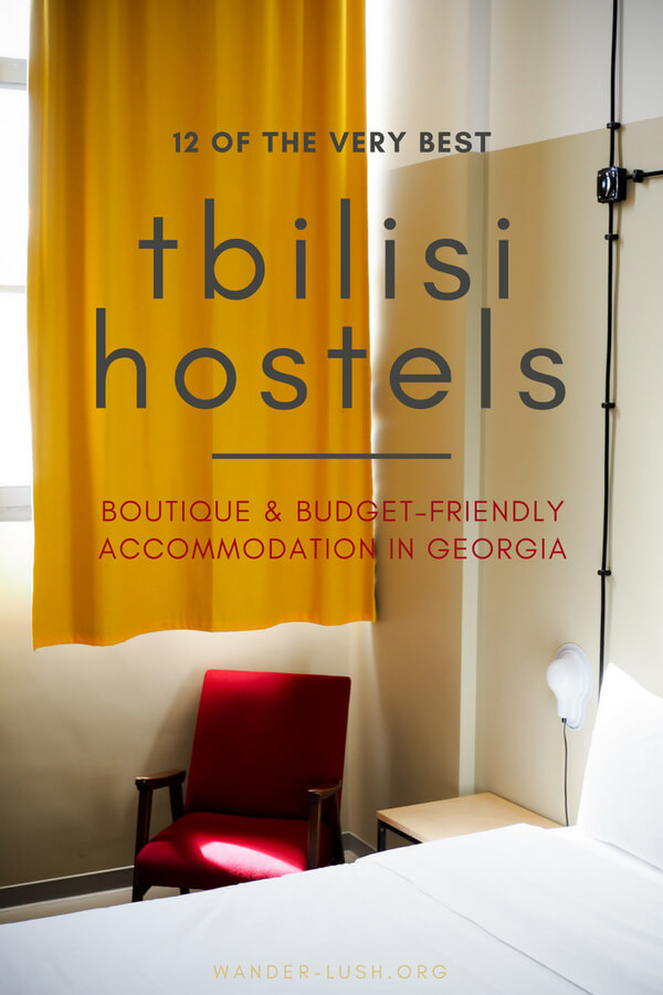 The best hostels in Tbilisi, Georgia.