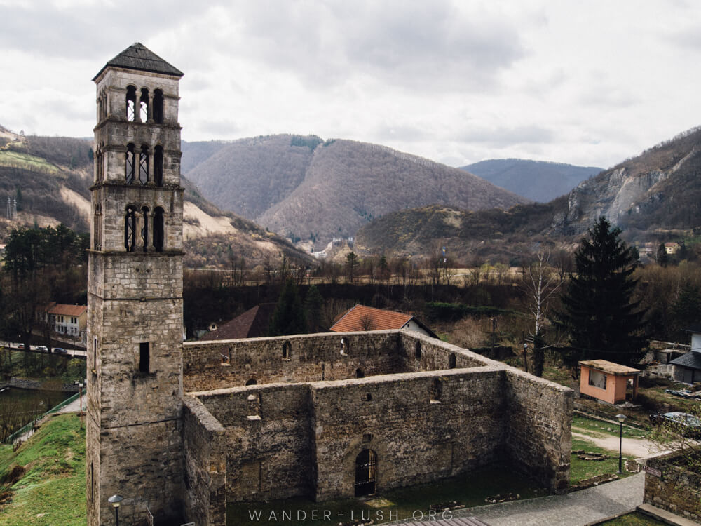 Blefry tower in Jajace, Bosnia and Herzegovina.
