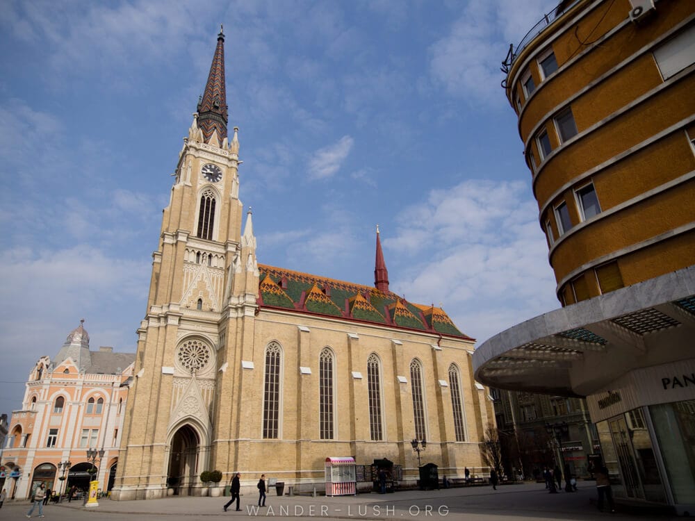 The Name of Mary Church in Novi Sad.