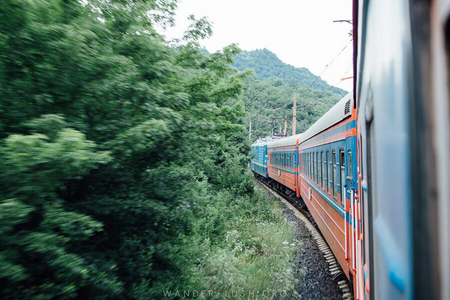 travel set for train