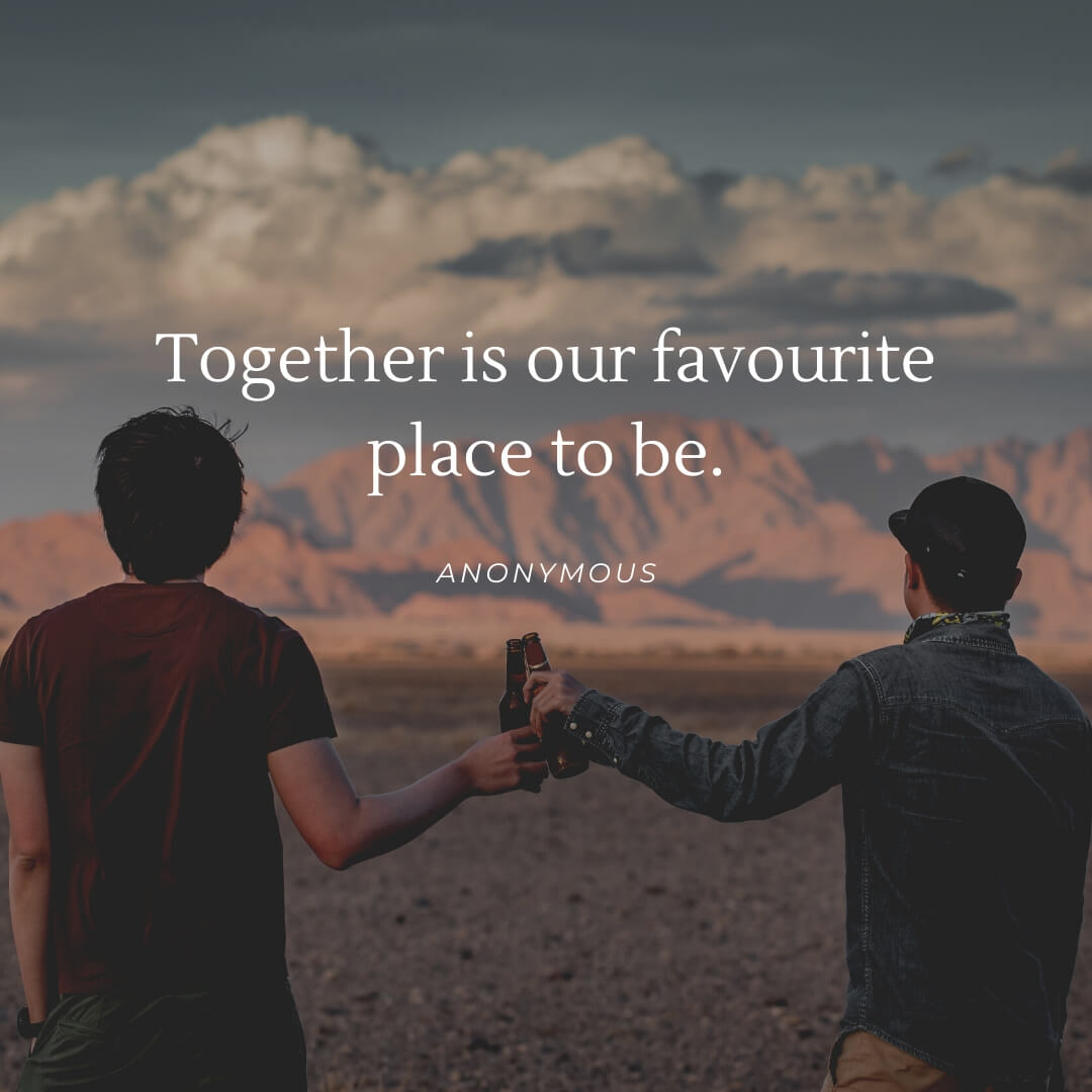 These 41 travel with friends quotes perfectly capture what it's like to travel with a buddy or meet a new friend on the road.