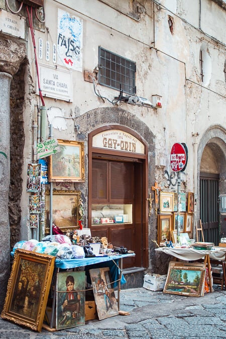 Santa Chiara neighbourhood in Naples.