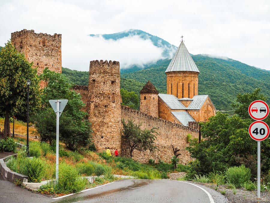 A stone church in Georgia.