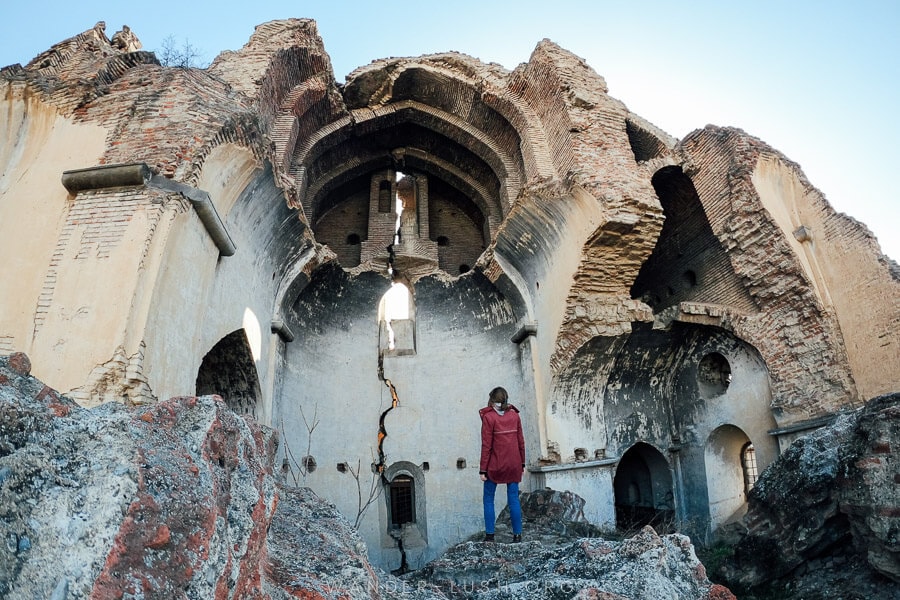 Karmir Avetaran Church, an abandoned Armenian church in Tbilisi.