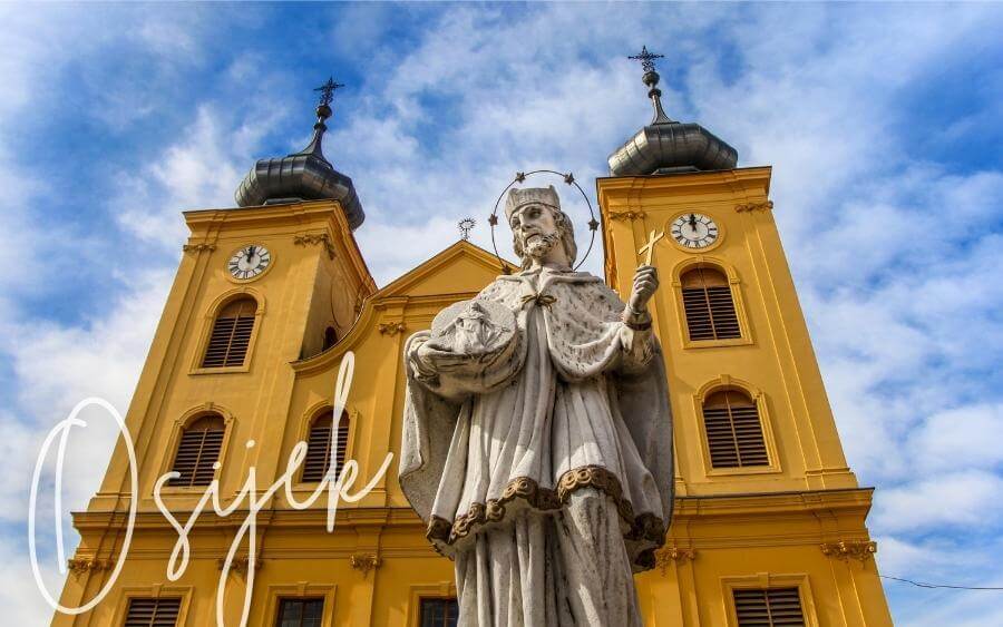 A beautiful church in Osijek, Croatia.