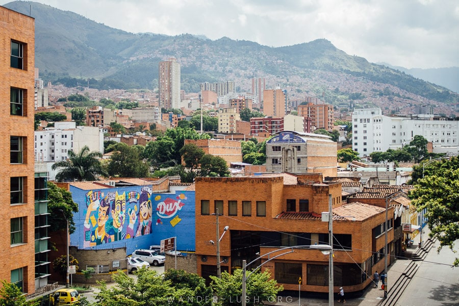 Downtown Medellin, Colombia.