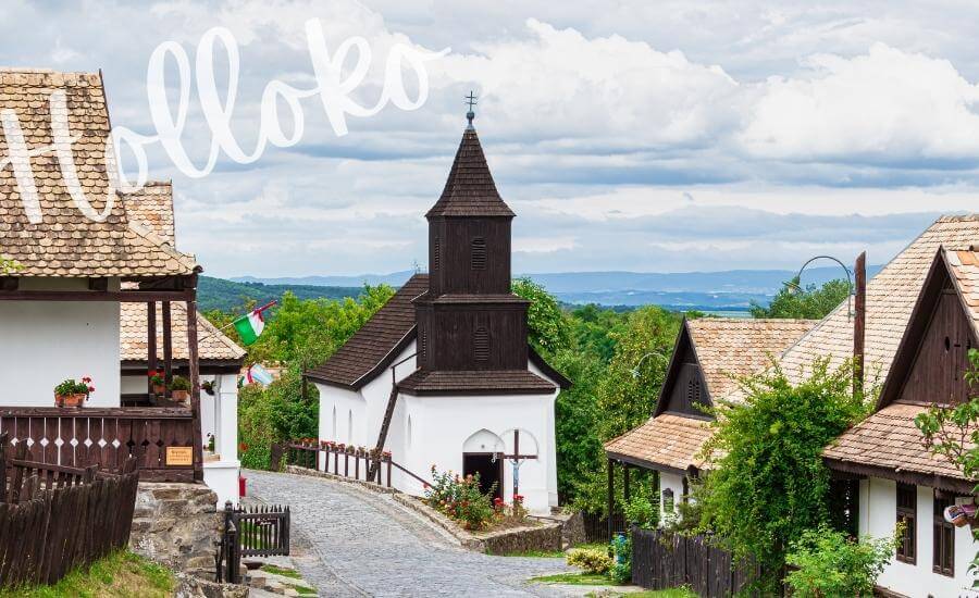 Old world UNESCO architecture in the historic village of Holloko, one of the most charming places to visit in Hungary.