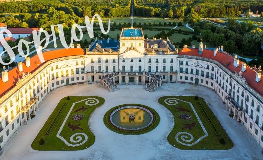 Esterhazy Palace near Sopron, Hungary.