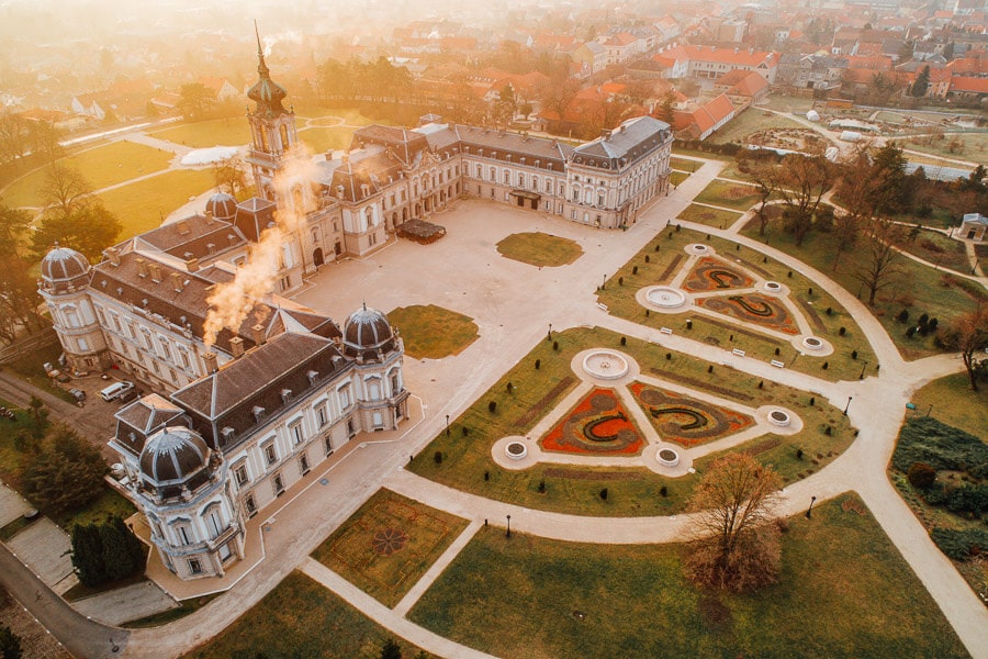 The Baroque Festetics Castle near Keszthely is one of the most beautiful places in Hungary.