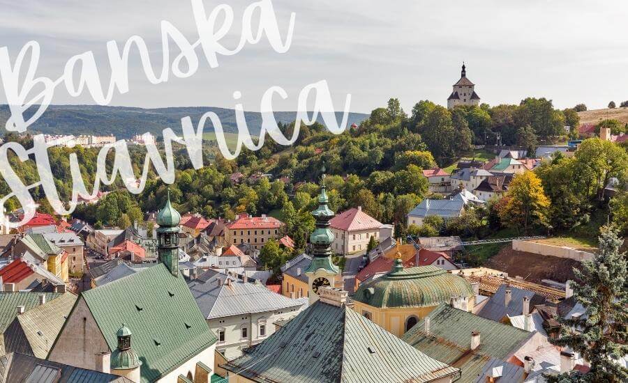 Banska Stiavnica, a historic town in Slovakia.