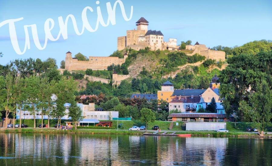 Trencin city and castle, an essential stop on any Slovakia travel itinerary.