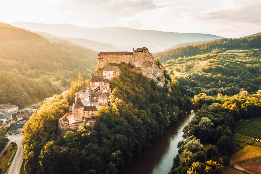 Orava Castle, one of Slovakia's most beautiful locations and a must-visit in Slovakia.