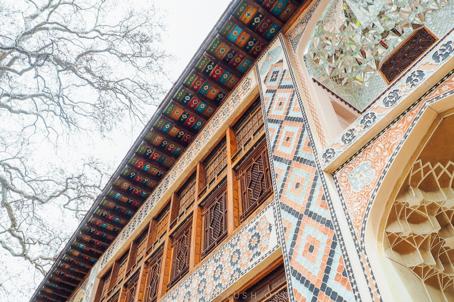 The Palace of the Sheki Khans, a UNESCO World Heritage Site in Azerbaijan.