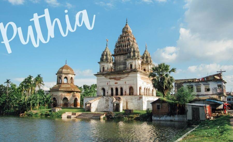 Old temples in Puthia, one of the most beautiful places in Bangladesh.