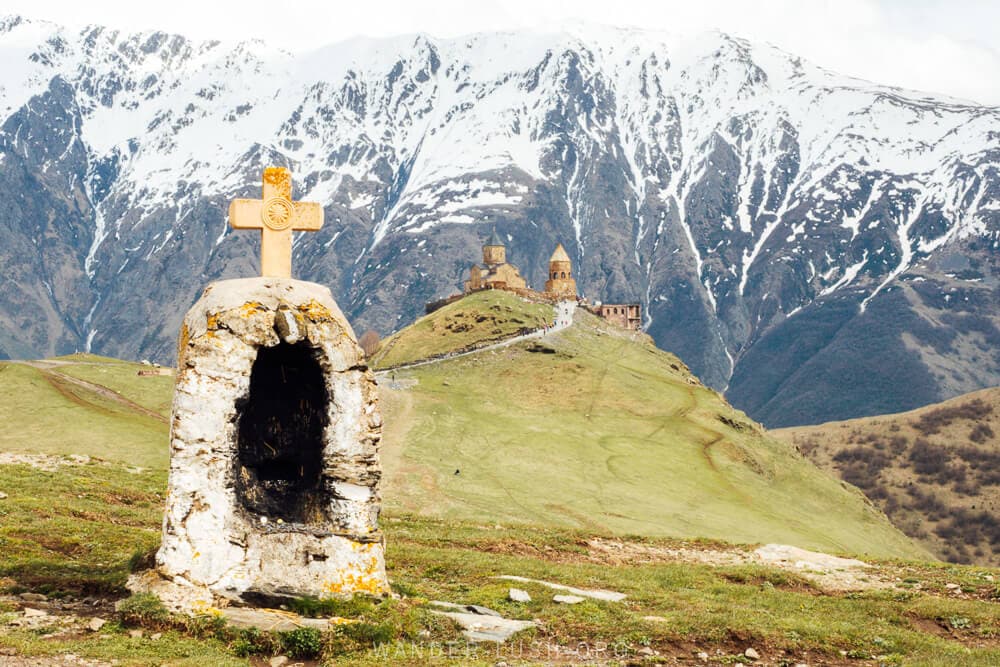 Your essential guide to the Kazbegi to Gergeti Trinity Church hike in Georgia. Includes a route map, video, and must-read tips.